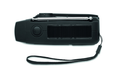 Logotrade werbemittel das Foto: AM/FM Radio mit Taschenlampe