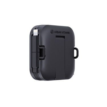 Logotrade Logogeschenke das Foto: Urban Vitamin San Jose 100W-Halter mit einziehbarem Kabel