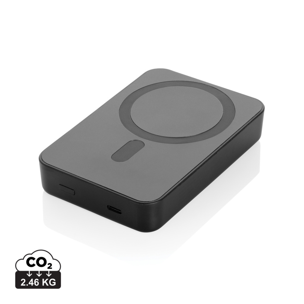 Logotrade werbemittel das Foto: Amporia 10.000mAh magnetische Powerbak aus RCS rec. ABS
