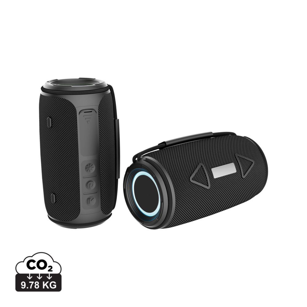 Logotrade werbemittel das Foto: Prisma 16W IPX4 Speaker aus RCS rec. rPET