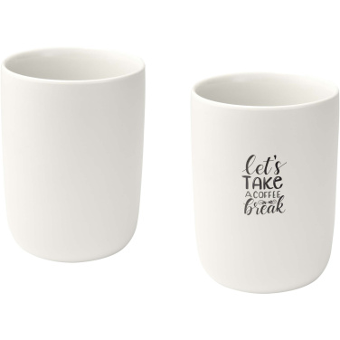 Logotrade Werbeartikel das Foto: Male 350 ml Keramiktassen – 2er-Set