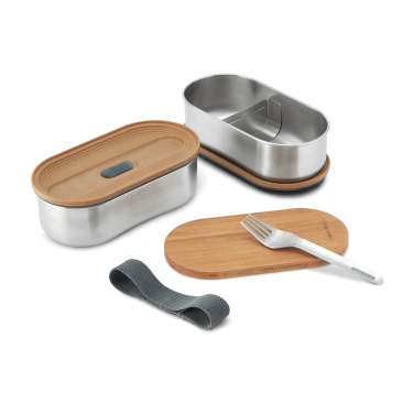 Logotrade Werbeartikel das Foto: Black+Blum Stainless Steel Double Bento Box
