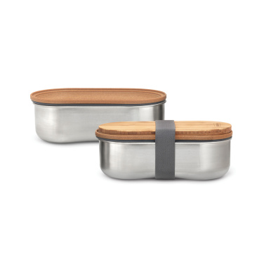 Logotrade Werbegeschenke das Foto: Black+Blum Stainless Steel Double Bento Box
