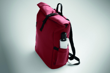 Logotrade Werbeartikel das Foto: Rolltop-Rucksack 600D RPET