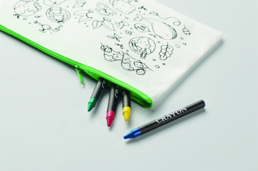 Logotrade werbemittel das Foto: Schlampermäppchen mit Stiften