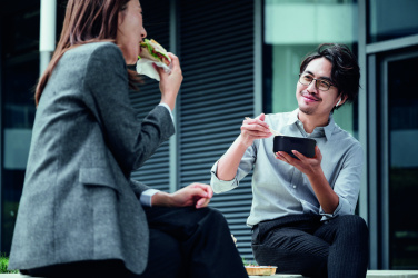 Logotrade Geschäftsgeschenke das Foto: Kühltasche 600D RPET