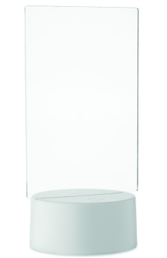 Logotrade Geschäftsgeschenke das Foto: Memoboard mit LED-Beleuchtung