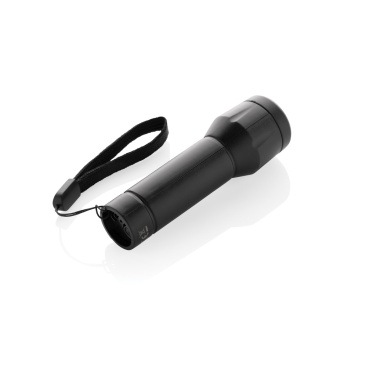 Logotrade werbemittel das Foto: Flara USB-aufladbare Taschenlampe aus RCS recyceltem ABS