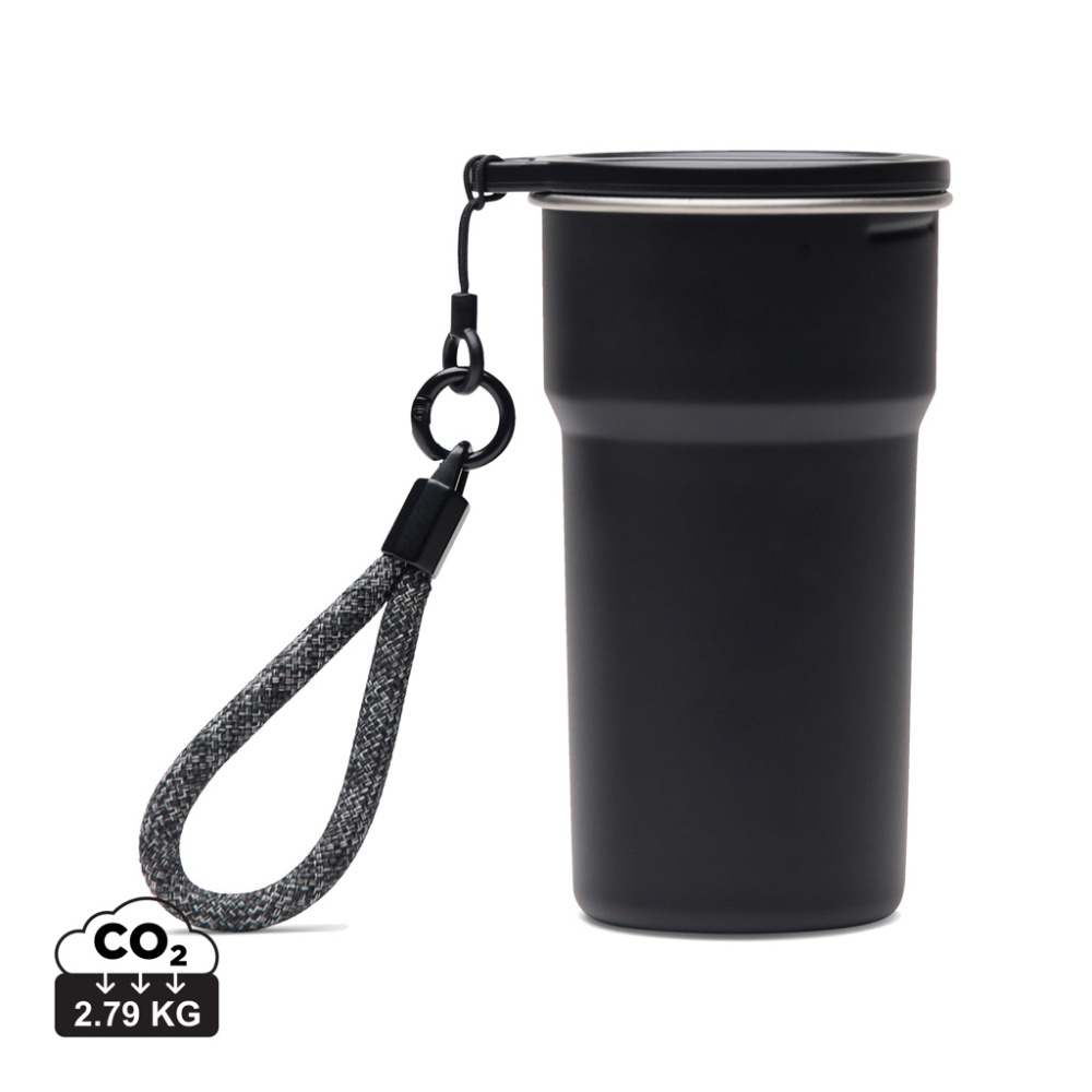 Logotrade Logogeschenke das Foto: VINGA Parks Becher aus RCS Stainles Steel, 4 Stück, 250ml