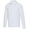 Apollo Langarm Poloshirt Unisex, Weiß