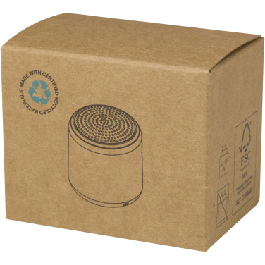 Logotrade Logogeschenke das Foto: Velkis 3 W Bluetooth® Lautsprecher aus recyceltem Kunststoff