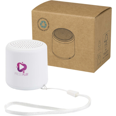 Logotrade werbemittel das Foto: Velkis 3 W Bluetooth® Lautsprecher aus recyceltem Kunststoff