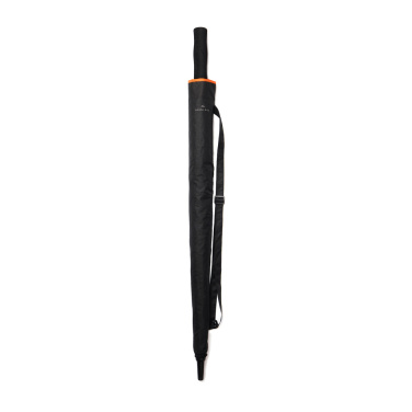 Logotrade Werbegeschenke das Foto: Nordic Drift Trail 27" AWARE™ RPET Sturm-Schirm mit UPF 50+
