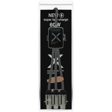 Logotrade werbemittel das Foto: SCX.design C33 60W Typ C Ladekabel mit doppeltem Leuchtlogo