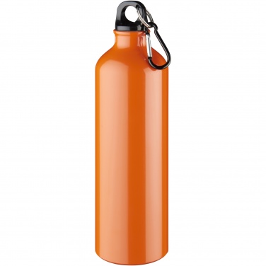Logotrade advertising product image of: Oregon 770 ml aluminium water bottle with carabiner