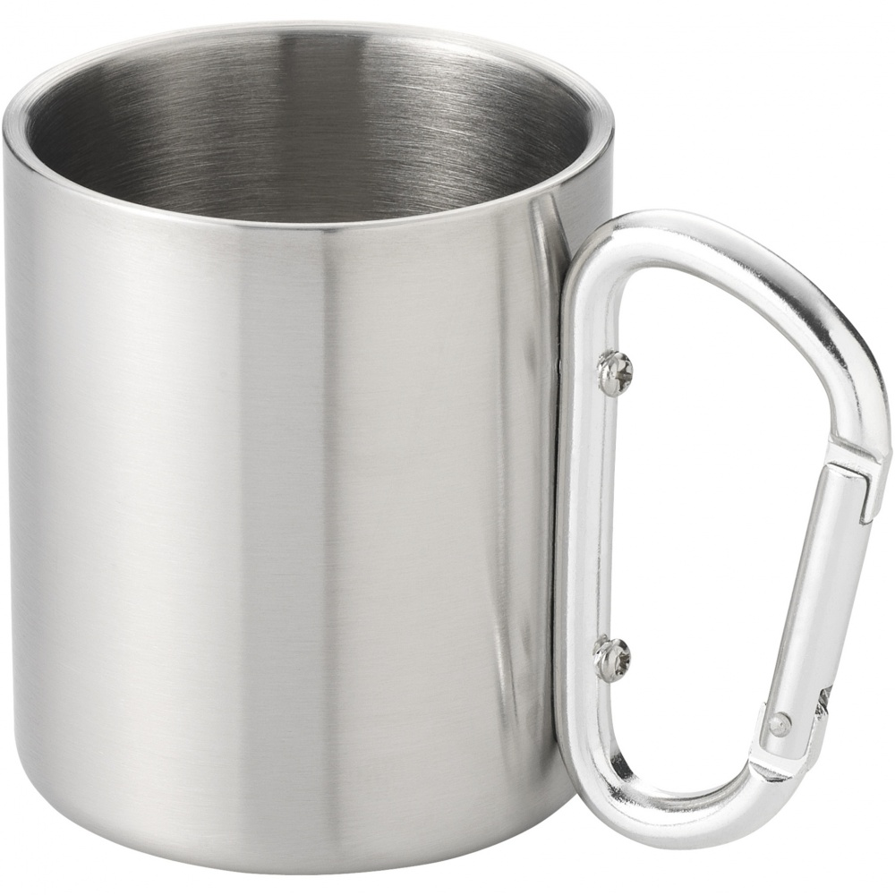 Logo trade advertising products picture of: Alps 200 ml insulated mug with carabiner