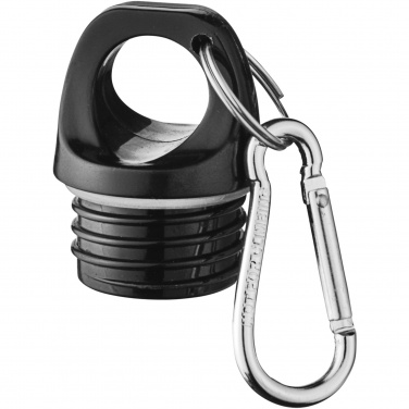 Logo trade advertising products image of: Oregon 770 ml matte water bottle with carabiner