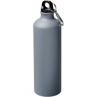 Logo trade promotional items image of: Oregon 770 ml matte water bottle with carabiner
