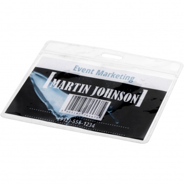 Logo trade promotional gift photo of: Serge transparent badge holder