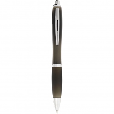 Logotrade promotional item image of: Nash ballpoint pen coloured barrel and black grip