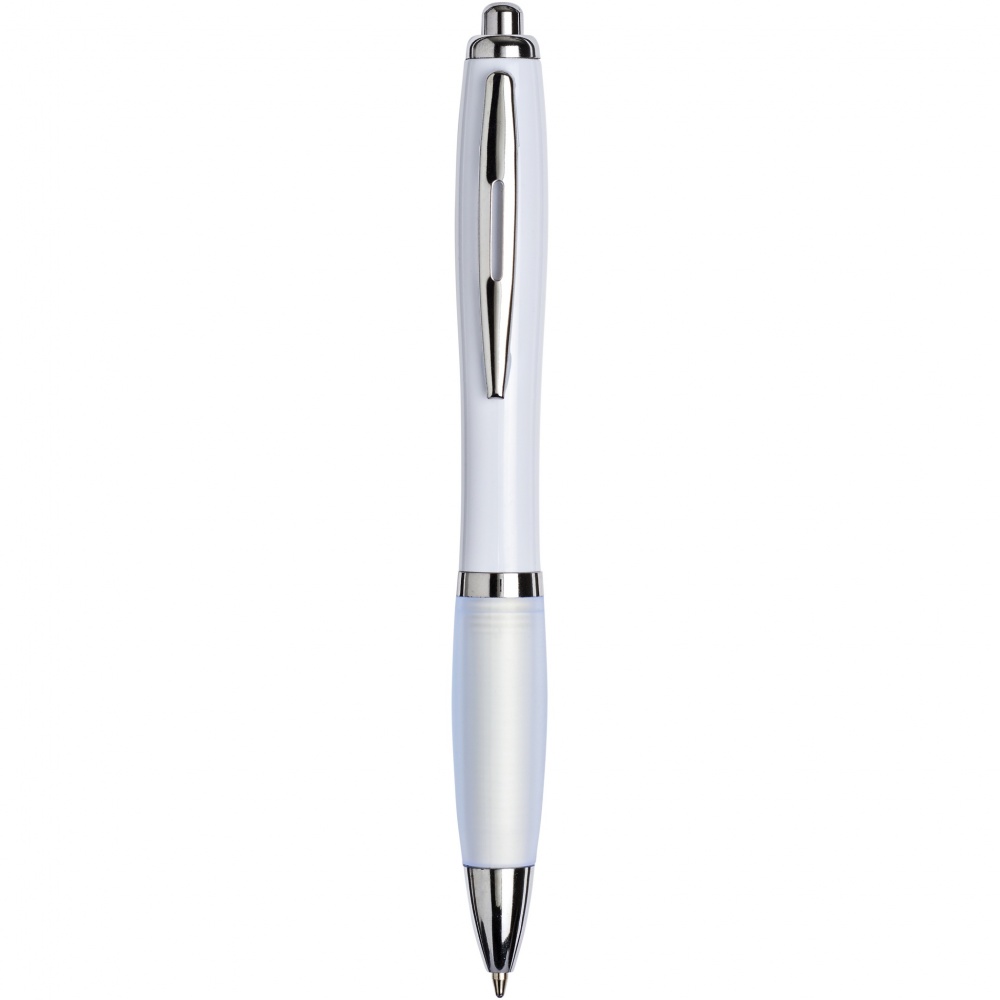 Logotrade promotional gift image of: Nash ballpoint pen with coloured barrel and grip