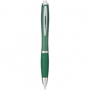 Logotrade business gift image of: Nash ballpoint pen with coloured barrel and grip
