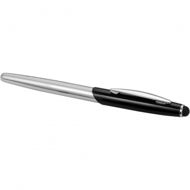 Logo trade corporate gifts picture of: Geneva stylus ballpoint pen and rollerball pen set