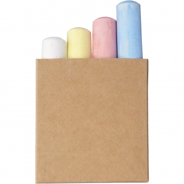 Logotrade promotional item image of: Screech 4-piece chalk set