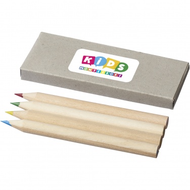 Logotrade advertising products photo of: Tullik 4-piece coloured pencil set