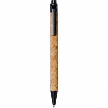 Logo trade promotional merchandise image of: Midar cork and wheat straw ballpoint pen