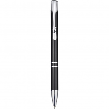 Logotrade business gift image of: Moneta aluminium click ballpoint pen (black ink)