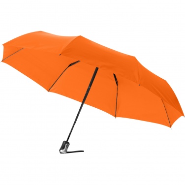 Logo trade promotional merchandise image of: Alex 21.5" foldable auto open/close umbrella