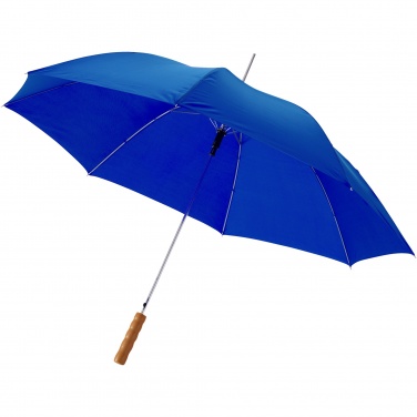 Logo trade corporate gift photo of: Lisa 23" auto open umbrella with wooden handle