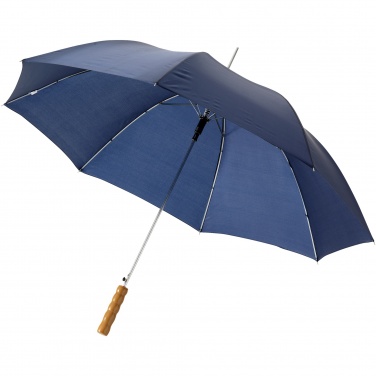 Logo trade promotional merchandise photo of: Lisa 23" auto open umbrella with wooden handle