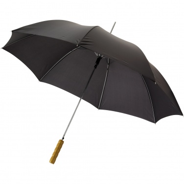 Logo trade corporate gift photo of: Lisa 23" auto open umbrella with wooden handle