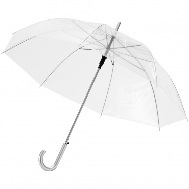 Logo trade corporate gifts image of: Kate 23" transparent auto open umbrella