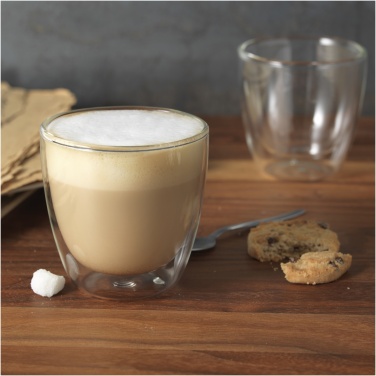 Logotrade promotional gifts photo of: Boda 2-piece glass coffee cup set