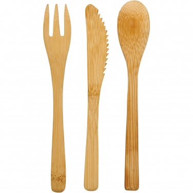 Logotrade promotional items photo of: Celuk bamboo cutlery set