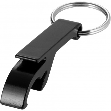 Logo trade promotional giveaways image of: Tao bottle and can opener keychain