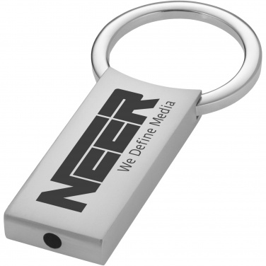 Logo trade advertising products picture of: Omar rectangular keychain