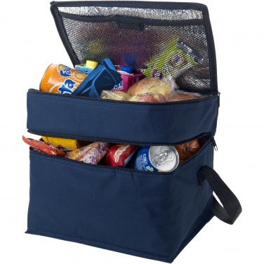 Logo trade promotional products image of: Oslo 2-zippered compartments cooler bag 13L