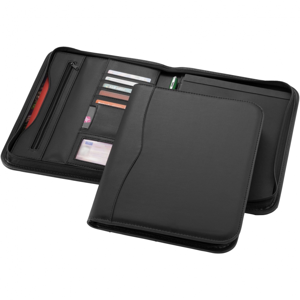 Logotrade advertising products photo of: Ebony A4 zippered portfolio