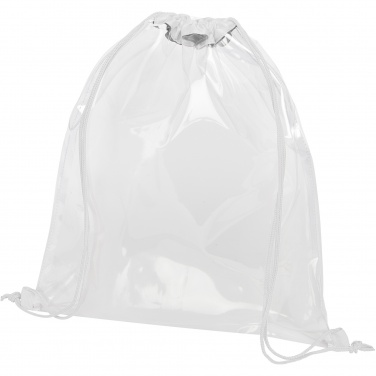 Logotrade business gift image of: Lancaster transparent drawstring bag 5L