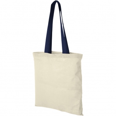 Logotrade advertising product picture of: Nevada 100 g/m² cotton tote bag coloured handles 7L