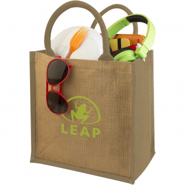 Logo trade promotional gifts picture of: Chennai jute tote bag 16L