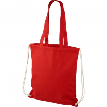 Logo trade corporate gift photo of: Eliza 240 g/m² cotton drawstring bag 6L