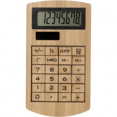 Logotrade promotional gift image of: Eugene calculator made of bamboo