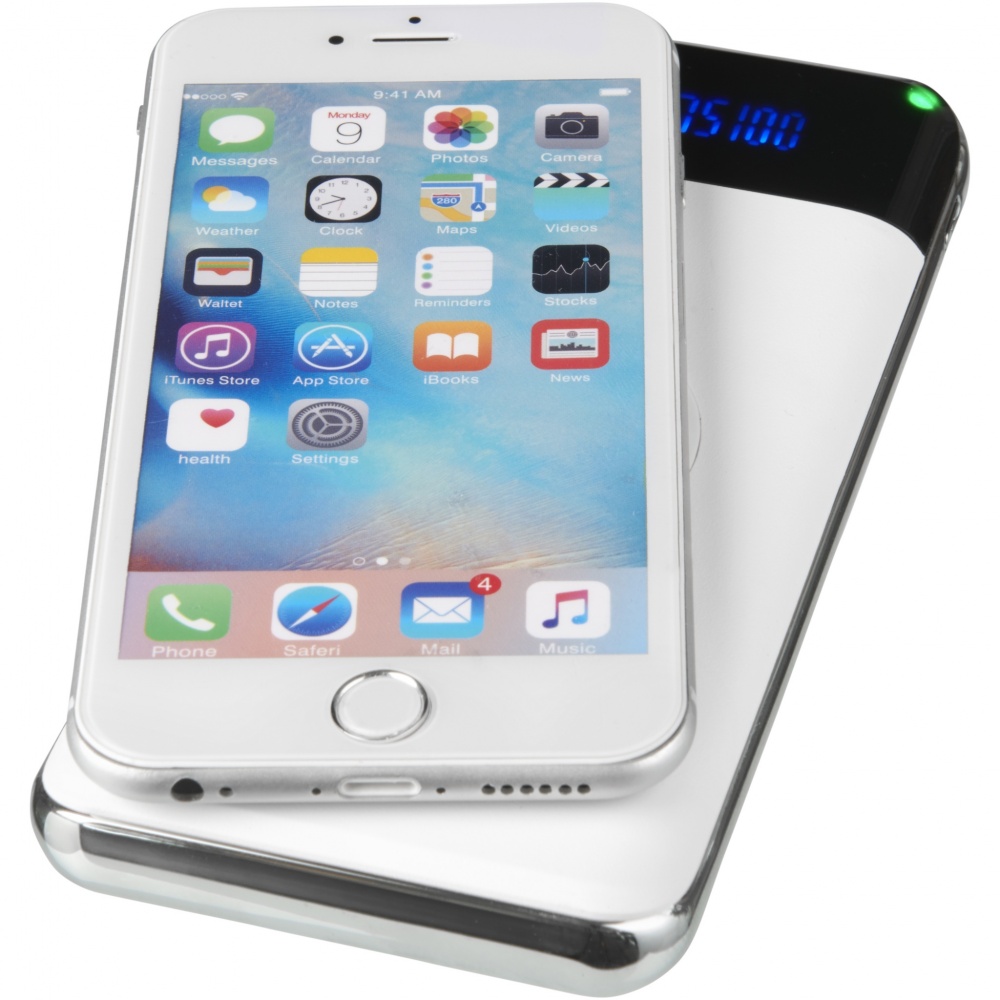 Logo trade corporate gift photo of: Constant 10.000 mAh wireless power bank with LED