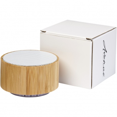 Logo trade advertising products picture of: Cosmos bamboo Bluetooth® speaker
