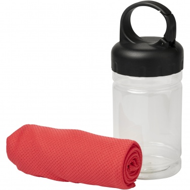 Logo trade corporate gift photo of: Remy cooling towel in PET container